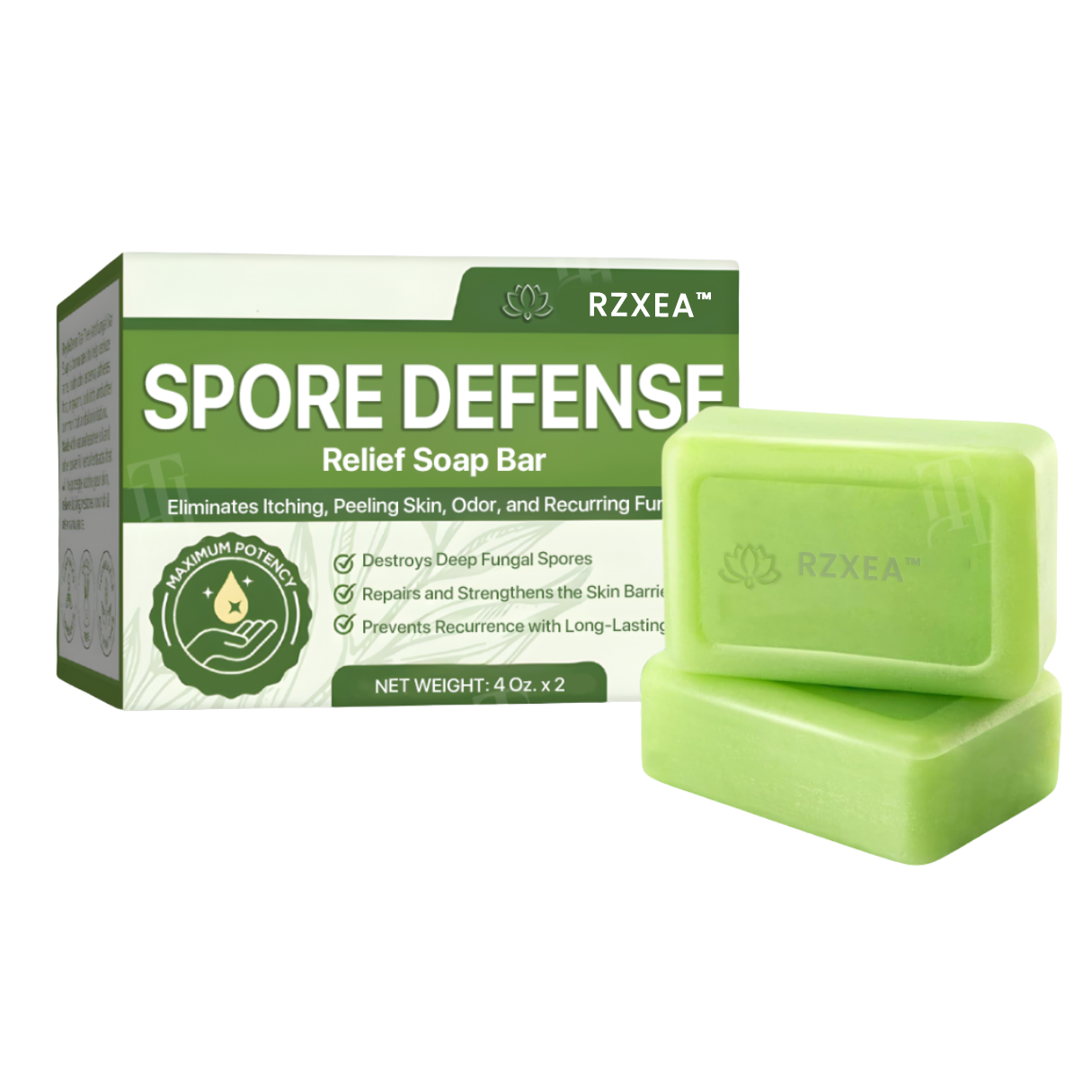 RZXEA™ Spore Defense Relief Soap Bar