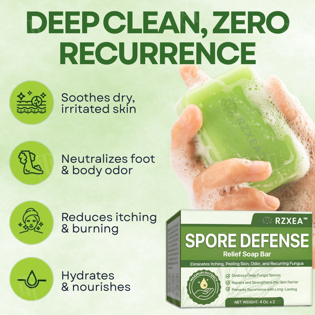 RZXEA™ Spore Defense Relief Soap Bar