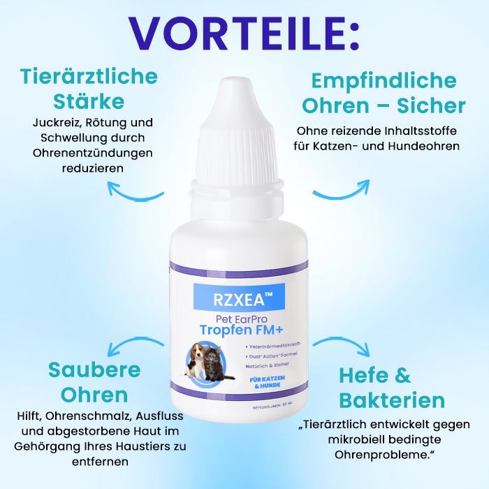 RZXEA™ Pet EarPro Tropfen FM+
