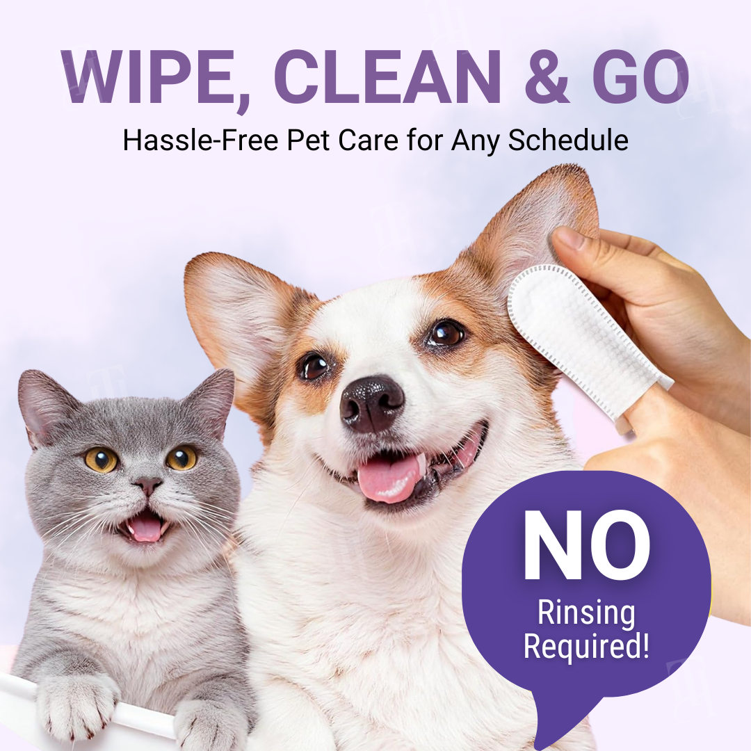 RZXEA™ Pet Ear Cleaning Finger Mitts