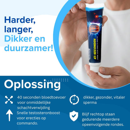 RZXEA™ 41-Seconden Crème voor Directe Erectie