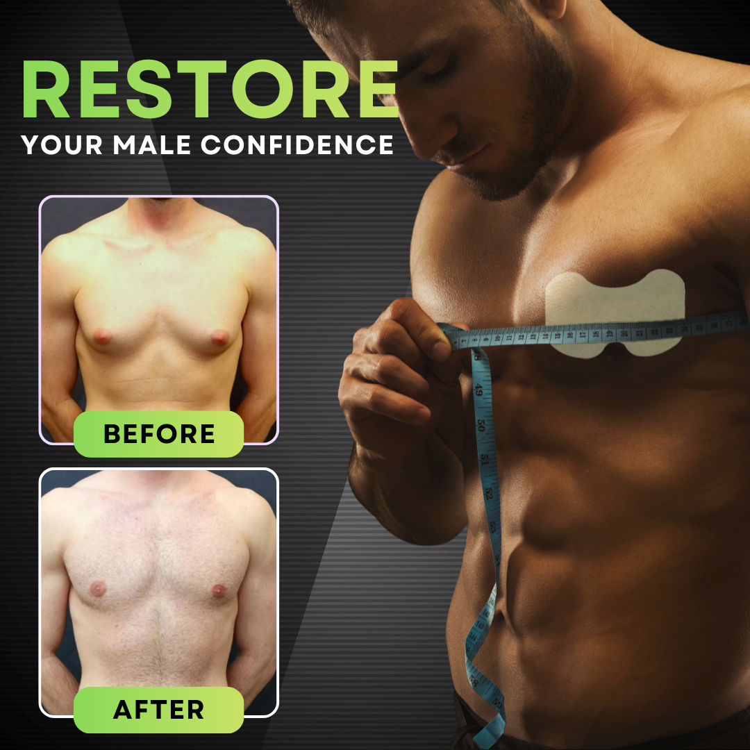 RZXEA™ Gynecomastia 3 in1 Nano Microneedle Patch